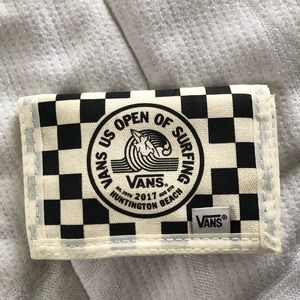 Vans US Open 2017 Checkered Tri Fold Wallet